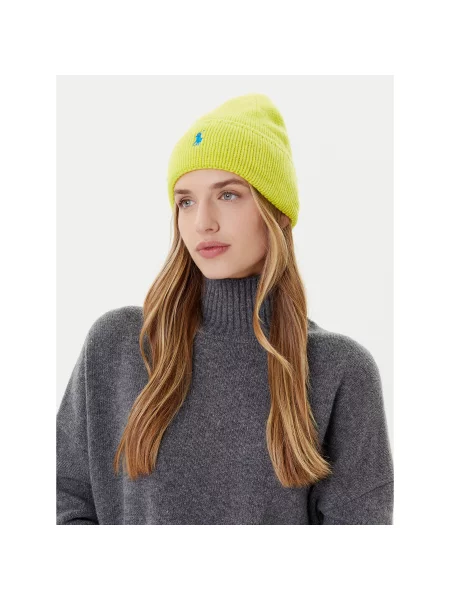 Σκούφος Polo Ralph Lauren κίτρινο