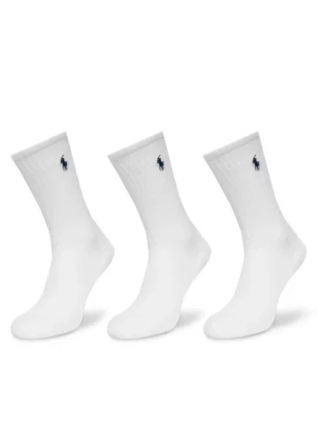 Polo Ralph Lauren Dlhé ponožky biela