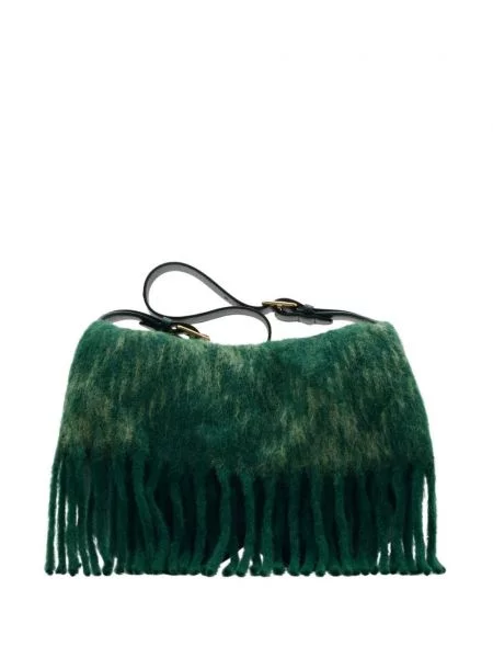 Голям чанта Burberry зелено