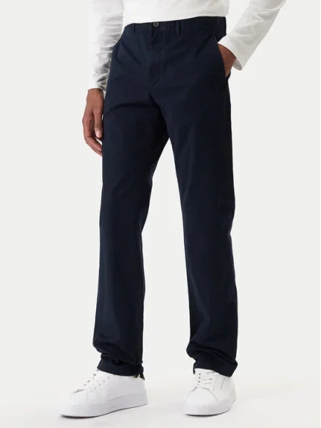 Tommy Hilfiger Pantaloni chino Denton Essential Bleumarin Straight Fit