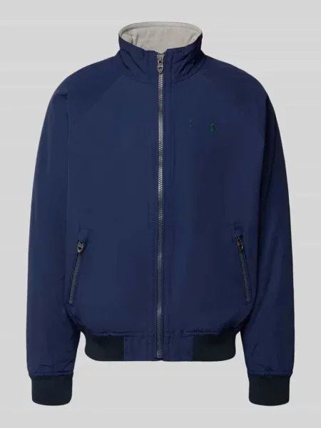 Kurtka ze stójką i zamkiem błyskawicznym Polo Ralph Lauren granatowa