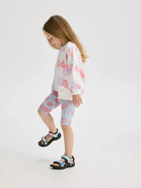 Reserved Велосипедки з візерунком блідо-блакитний блакитні