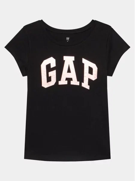 Gap Marškinėliai Regular Fit juoda