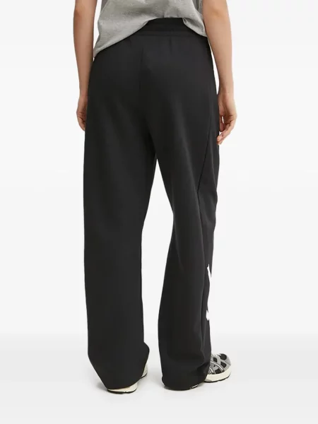 Pantaloni Adidas cu dungi alergare cu broderie albastru