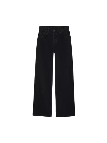 Szerokie jeansy Anine Bing czarne