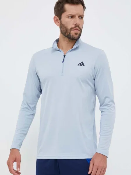 Adidas Performance bluza treningowa Training Essentials niebieska