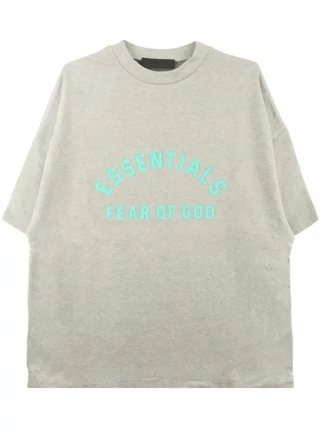 Tricou Fear Of God Essentials cu imagine gri