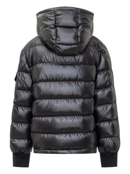 Kurtka dziecięca Moncler Enfant niebieska