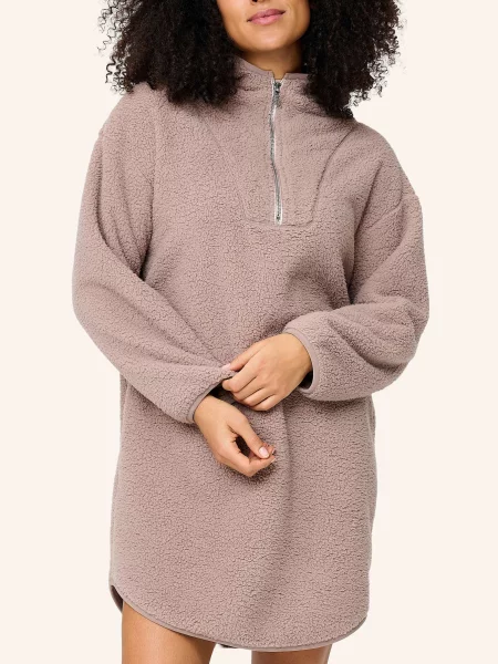 Lingadore Sukienka Dresowa beige beżowa