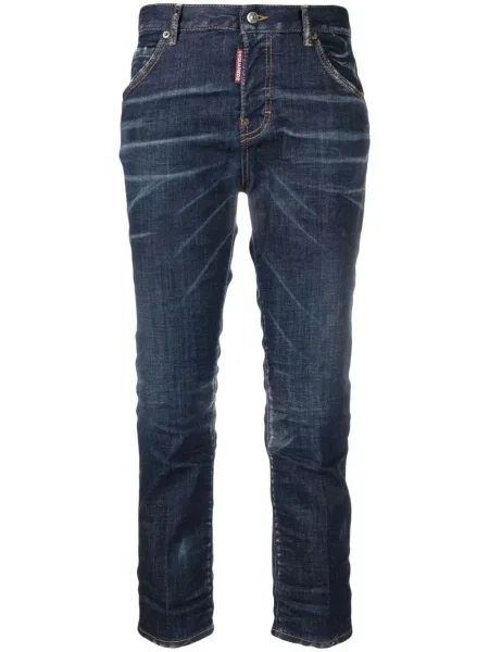 Cropp blugi Dsquared2 cu talie joasă albastru