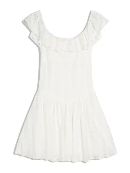 Bershka Rochie de vară alb