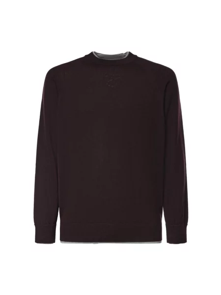 Sweter Eleventy brązowy