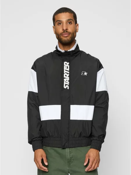 Geacă Starter Black Label retro alergare alb