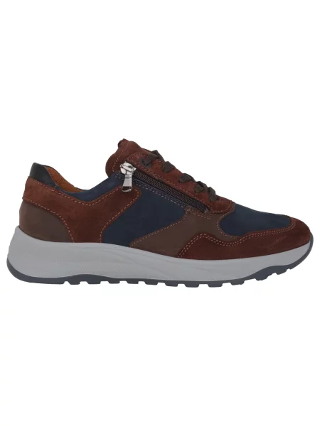 Sneakersy Waldläufer brązowe