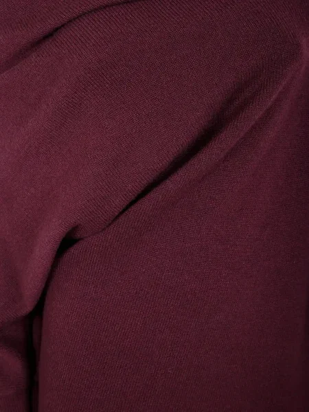 Vunena odgovarati haljina Gianluca Capannolo s draperijom crvena