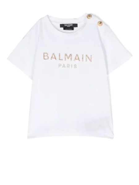 Koszulka dziecięca Balmain biała