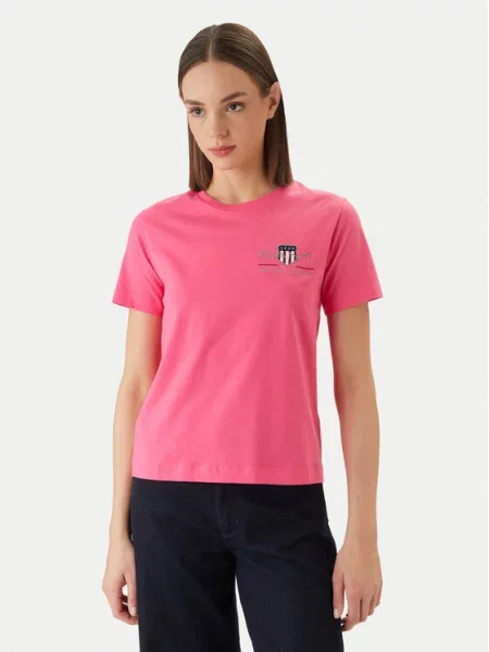 Gant T-Shirt ροζ