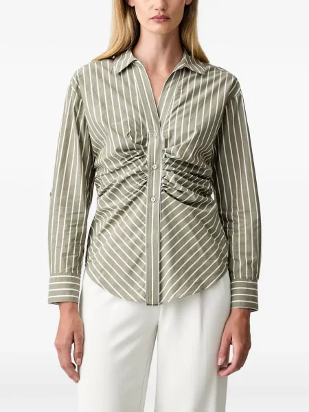 Cămașă Dkny cu volane verde