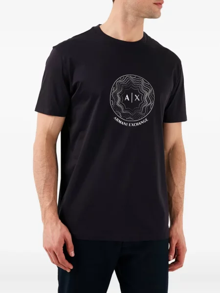 Tricou Armani Exchange cu imagine negru