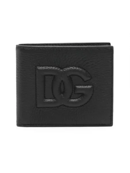 Portfel Dolce And Gabbana z logo czarny