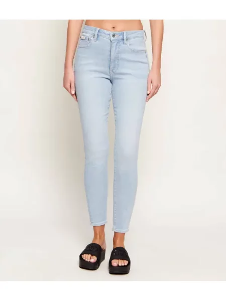 Calvin Klein Jeans Blugi | Skinny fit | high rise albastru