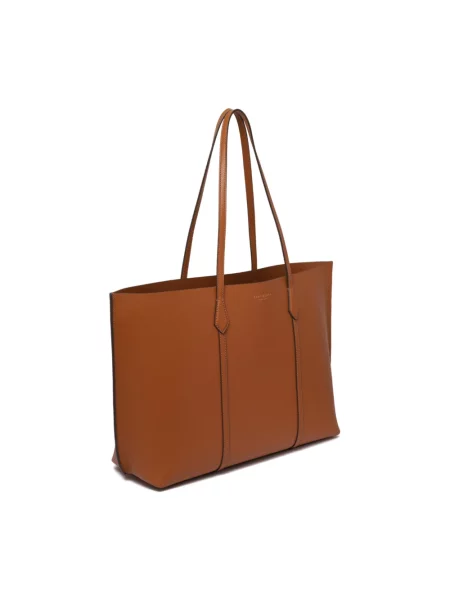 Tory Burch torebka skórzana Perry brązowy