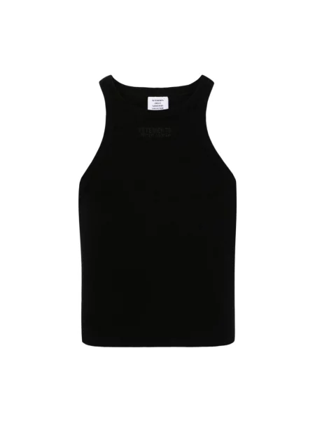 Top Vetements bez rękawów czarny
