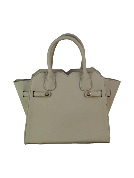Torebka Bruno Magli skórzana szara