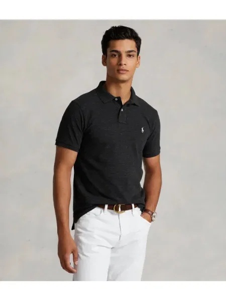 POLO RALPH LAUREN Polo | Slim Fit | pique negru
