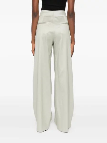 Pantaloni Peserico plisate verde