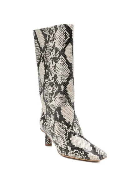 Botine Alysi din piele cu imagine