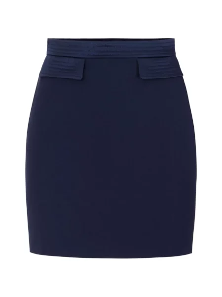 Fustă Elisabetta Franchi din satin albastru