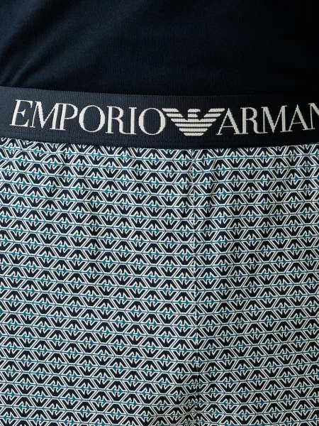 Emporio Armani Underwear pizsama férfi kék