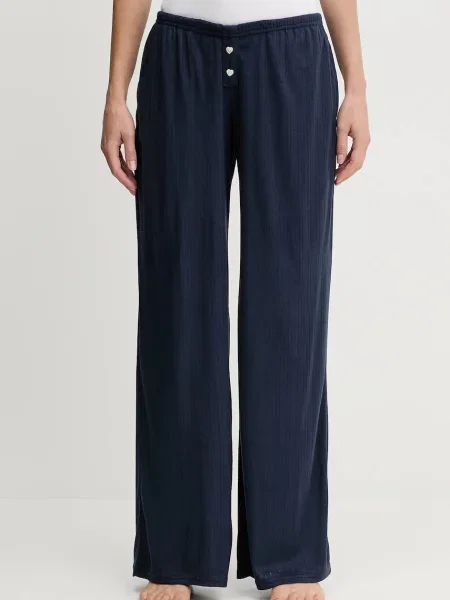 Pyžamové kalhoty Hollister Co. tmavomodrá