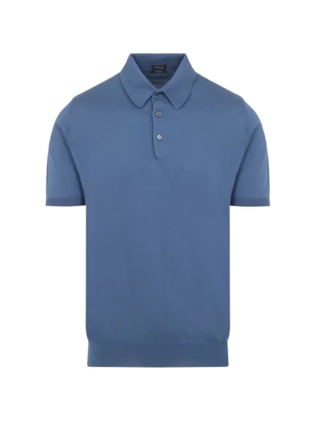 Tricou polo Kiton albastru