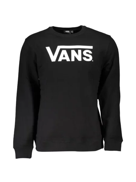 Hanorac crewneck Vans cu imagine cu decolteu rotund negru