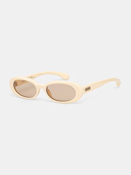 Sporty & Rich okulary przeciwsłoneczne beżowe