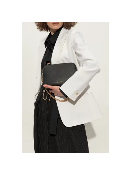 Torebka crossbody Michael Kors skórzana czarna