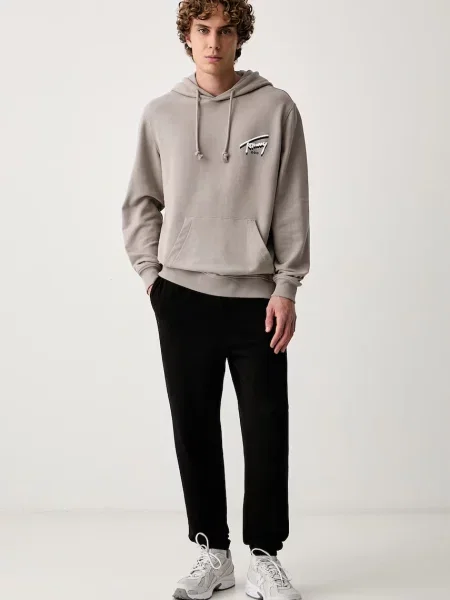 Tommy Jeans hanorac pentru bărbați din bej