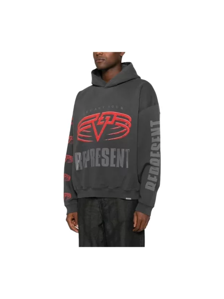 Bluza z kapturem Represent dwustronna szara