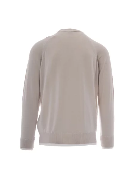 Dzianinowy sweter Eleventy beżowy