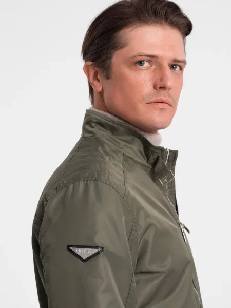 Geacă Ombre Clothing gri