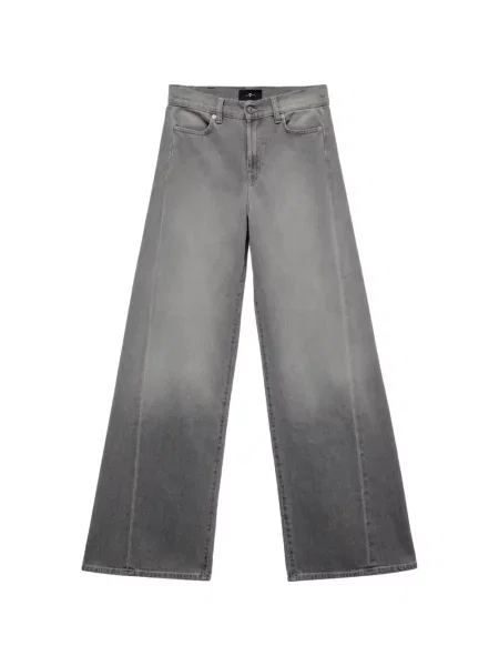 Blugi cu picior larg 7 For All Mankind gri