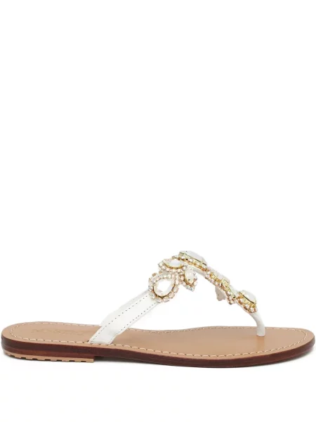 Sandale Mystique de cristal alb