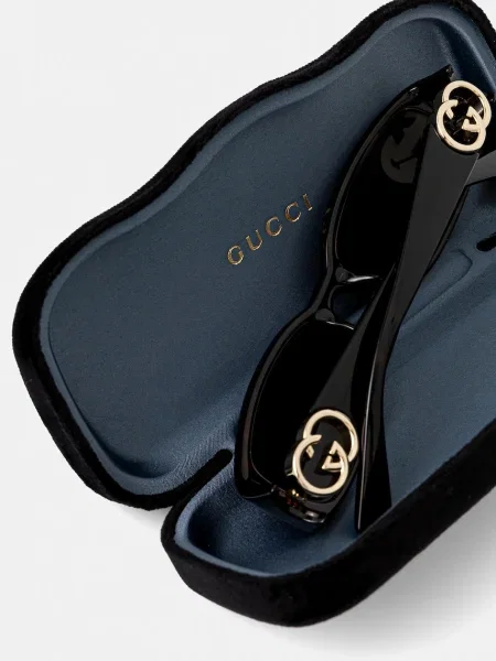 Сонцезахисні окуляри Gucci коричневий