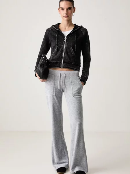 Juicy Couture Tepláková bunda MADISON' čierna