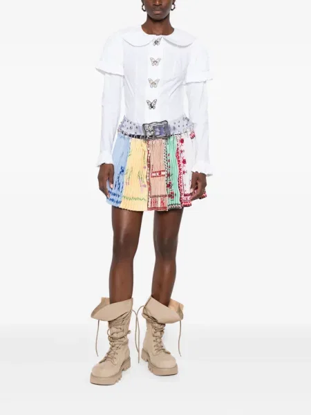 Koszula Chopova Lowena z falbankami biała