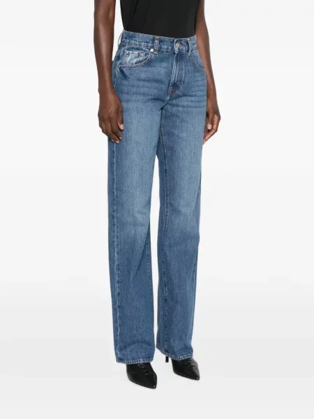 Препасан дънки 7 For All Mankind синьо