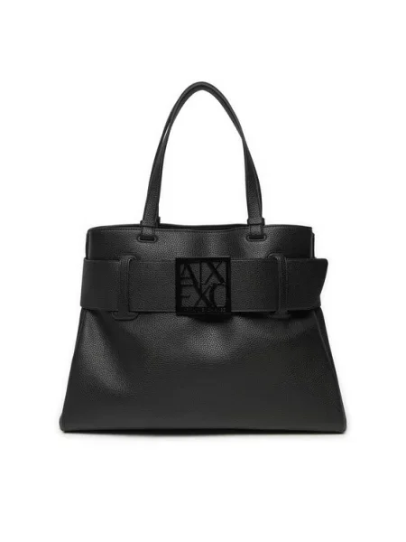 ARMANI EXCHANGE Nakupovalna torba črna