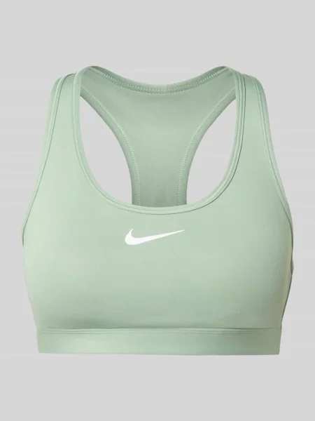 Biustonosz sportowy z nadrukiem z logo model Swoosh' Nike Training